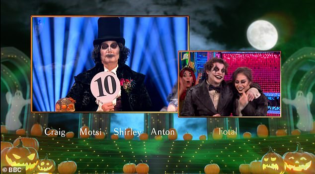 He doesn't often get his 10 paddle out, but even Craig gave the pair a 10 as they achieved the first full marks of the series