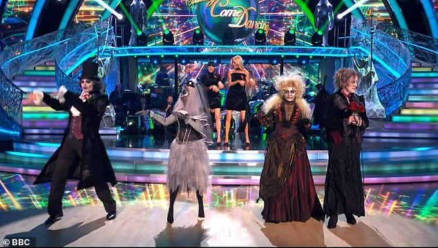 As usual the judges went all out with their terrifying costumes as they embraced the Halloween spirit