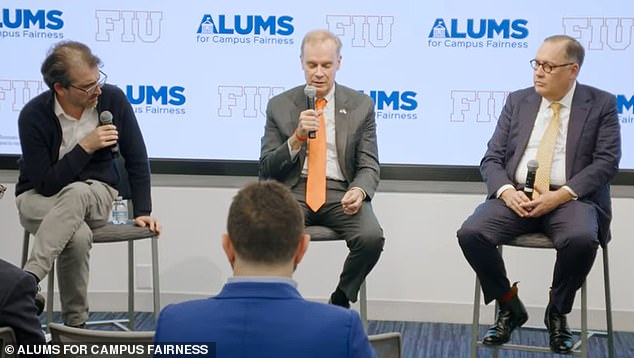 He revealed his hypothesis on a panel with other chancellors from Washington and Vanderbilt Universities