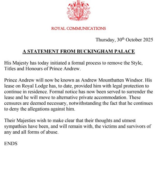 The historic announcement from Buckingham Palace on Thursday mentioned that King Charles and Queen Camilla's 'thoughts and utmost sympathies have been, and will always remain with, the victims and survivors of any and all forms of abuse'