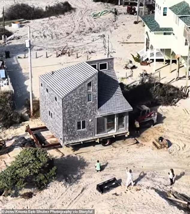 Crum Works Inc. has the equipment to literally pick up an at-risk house and move it further away from the shore in hopes of buying it five to ten more years