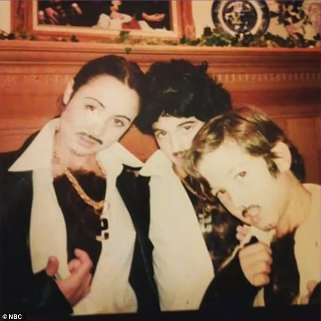 He also revealed that he and his sisters used to dress up as SNL characters when they were growing up, and showed photos from the year they dressed as 'Roxbury Guys'