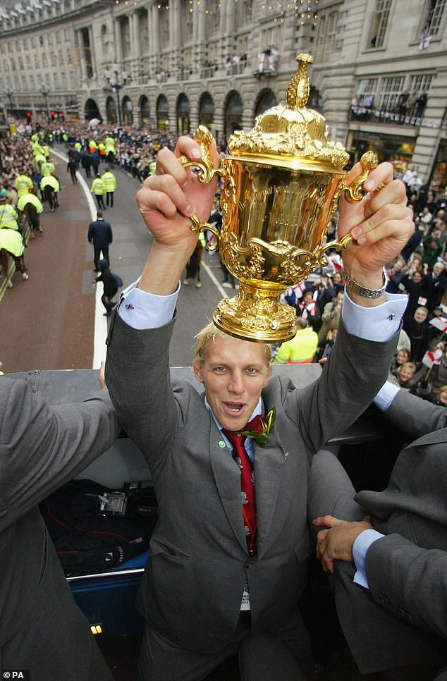 Moody was part of England's World Cup winning team who paraded the trophy in London