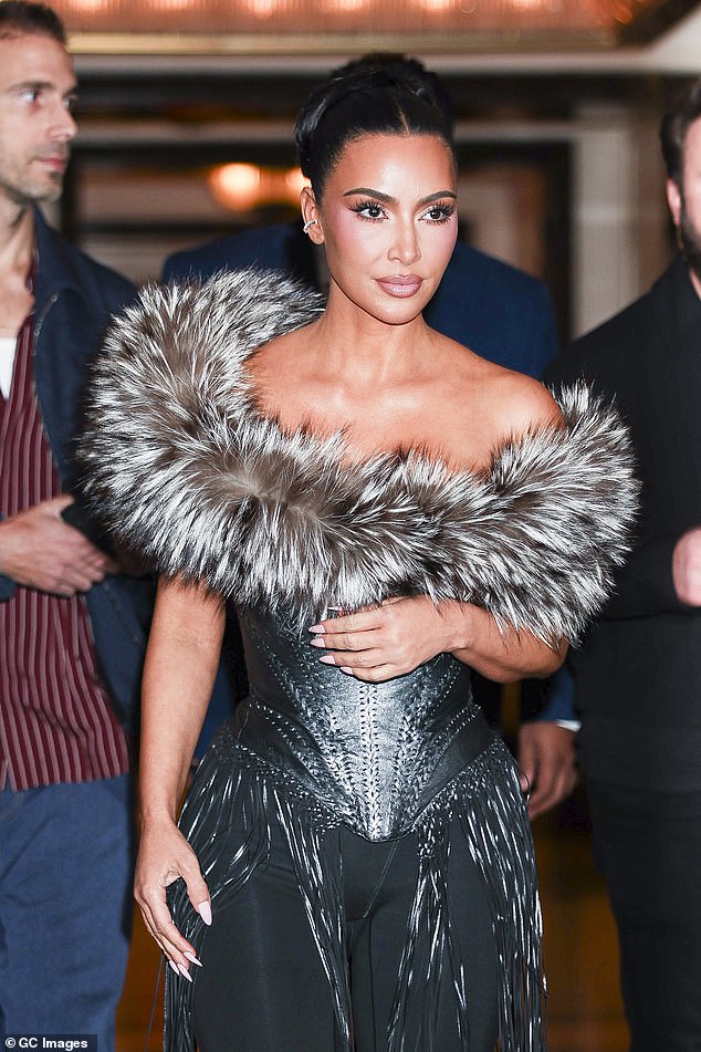 The actress revealed that during an intense face-off scene that her performance got a little too real when a piece of food shot out of her mouth and landed directly in the reality star's eye; pictured on October 27, 2025