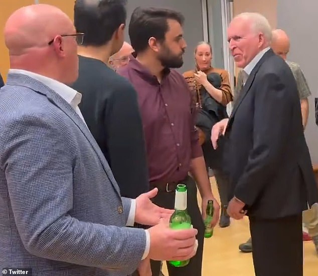 At the end of the heated exchange Brennan walked away from Speciale saying 'I¿m not going to waste my time with you'