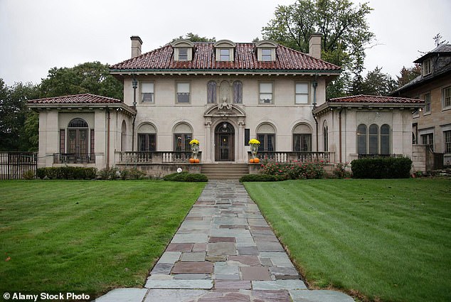 Detroit's homes in the 95th percentile come in at just under $1 million (pictured: the infamous Motown Mansion)