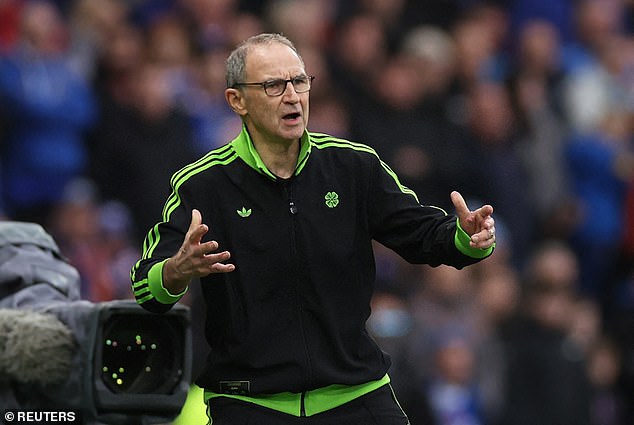O'Neill was down on the touchline just eight minutes into the game after initially sitting in the stands
