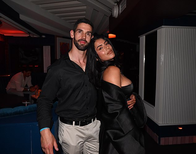 From underground house clubs to Latin DJ nights and glitzy disco revivals, the area is buzzing again - with locals, influencers and late-night lovers flocking to experience the rebirth of an icon. (Pictured: MAFS' Ryan Donnelly and Carina Mirabile at Pelicano)