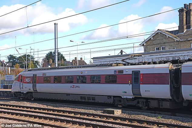 Fans had been on board the train after Forest's draw against Man United when the incident occurred on Saturday evening