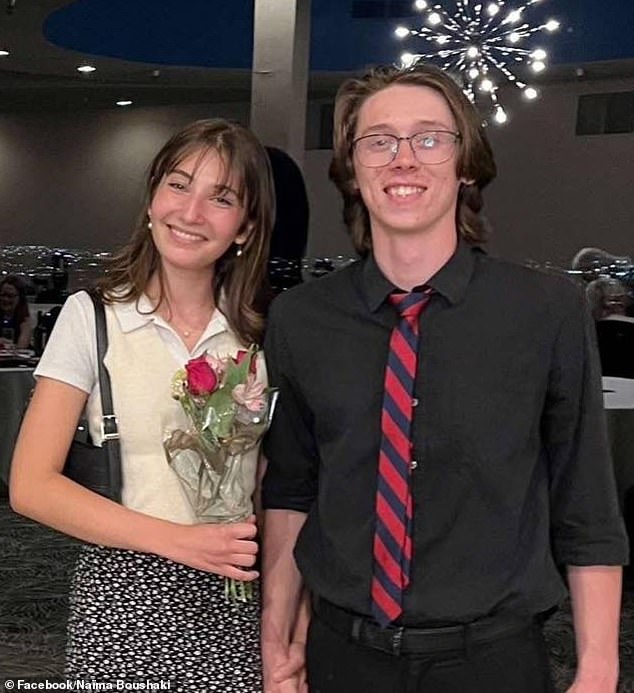 Sophia Akimi Troetel, 21, and her boyfriend Josiah Patrick Santos, 22, died at the scene