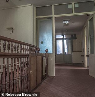 Rebecca exclusively tells the Daily Mail about her visit to a derelict convent in Derry (pictured)