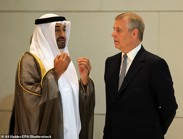 Reports had previously speculated that Andrew could be persuaded to set up home in a £10million luxury villa in the Abu Dhabi royal family's fortified estate. Indeed, Mr Hardman has not 'ruled out' a form of 'actual exile' for the disgraced former prince