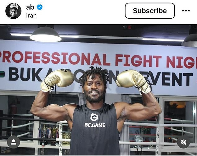 Brown claimed to be in Iran in another dubious social media post amid his outstanding warrant