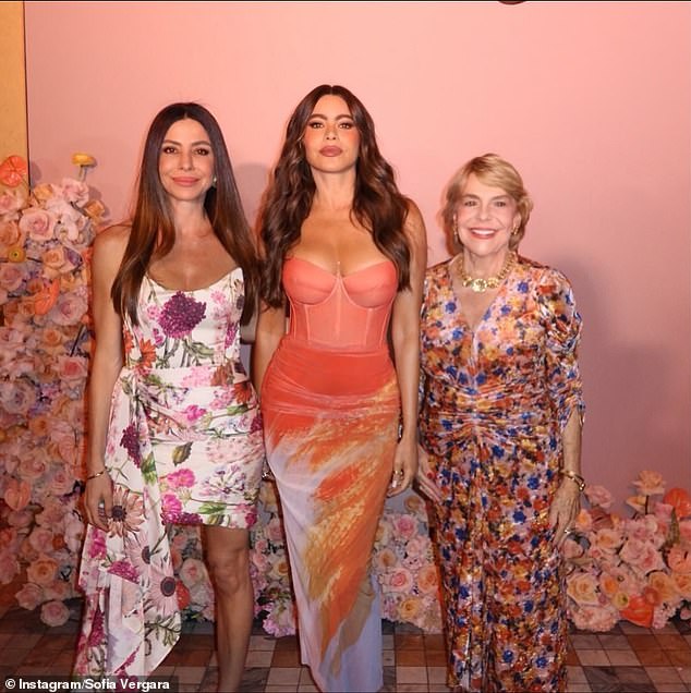 The siren - who used to be in beauty pageants - with family members