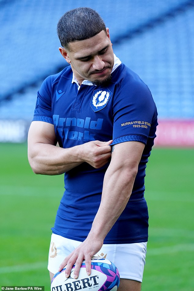 Tuipulotu and his team-mates will wear a jersey to commemorate 100 years of playing at Murrayfield against the All Blacks