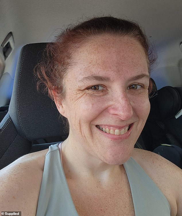 Sarah Khune, pictured, has lost more than 40 per cent of her bodyweight using GLP-1 medication, but wants to switch to microdosing for continued benefits