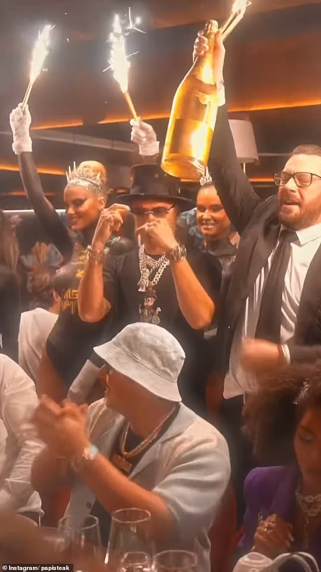 Customers are treated to a show when The Beef Case is ordered, with waiters bringing out the 55oz tomahawk of Wagyu while singing a Top 40 track