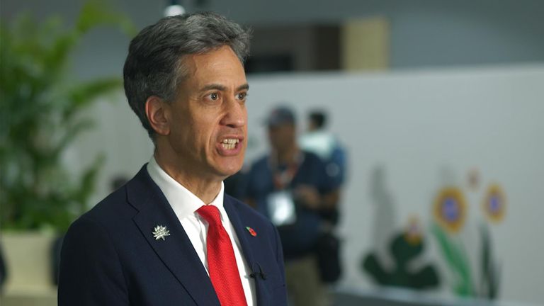 Ed Miliband is championing net zero