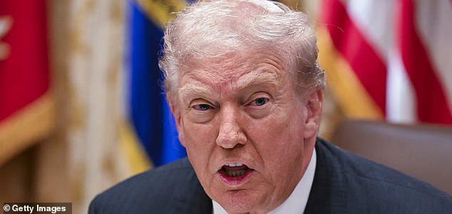 WASHINGTON, DC - NOVEMBER 7:U.S. President Donald Trump speaks during a bilateral lunch with Prime Minister of Hungary Viktor Orban in the Cabinet Room of the White House on November 7, 2025 in Washington, DC. Trump and Orban discussed the war in Ukraine, Hungary's purchase of Russian oil, and European relations. (Photo by Roberto Schmidt/Getty Images)