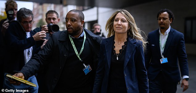 LONDON, ENGLAND - NOVEMBER 10: Deborah Turness, former head of BBC News, speaks to media outside Broadcasting House on November 10, 2025 in London, United Kingdom. BBC Director General Tim Davie and Deborah Turness, head of BBC News, have resigned over accusations that the broadcaster has been biased in its coverage of US President Donald Trump, the war in Gaza, and transgender issues. The allegations followed a memo published by the Telegraph in which Michael Prescott, a former external adviser on editorial standards at the BBC, raised concerns over "systemic" bias in coverage. Prescott's primary criticism was aimed at what he says was the selective edit of a January 6, 2021 speech made by Trump to supporters, which aired in a BBC Panorama episode ahead of the 2024 US election. Some pundits have responded to the resignations with claims that the BBC is the target of a right-wing political campaign to dismantle the media organization. (Photo by Leon Neal/Getty Images)