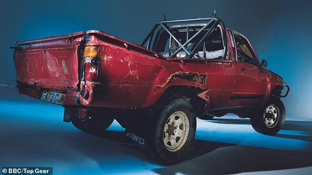 Such was its feat of endurance, the wrecked vehicle was displayed as a decoration piece in the Top Gear studios for future seasons