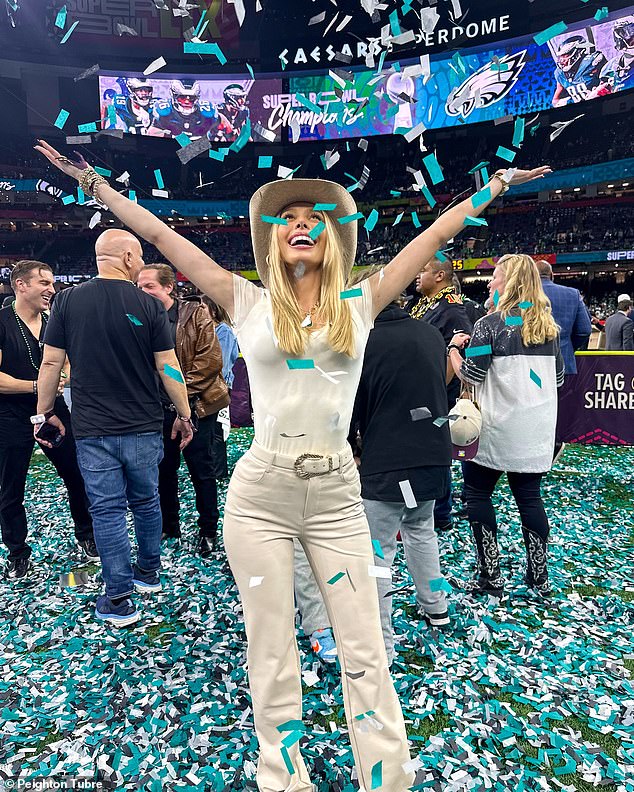 Tubre has also attended multiple Super Bowls including the Philadelphia Eagles' win this year