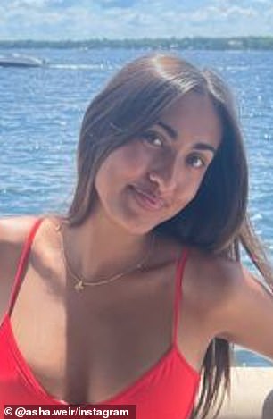 Asha Weir was pronounced dead alongside her threefriends at the scene