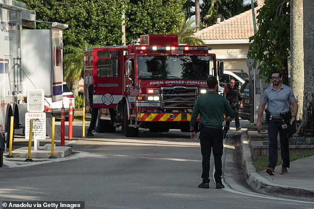 The plane narrowly avoided residential homes as it crashed into a residential pond