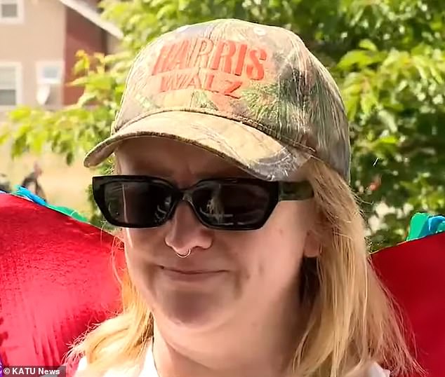 Forslund (pictured) accused Cathedral Coffee and its owner Austen Tanner of being an 'oppressor' of the LGBTQ community