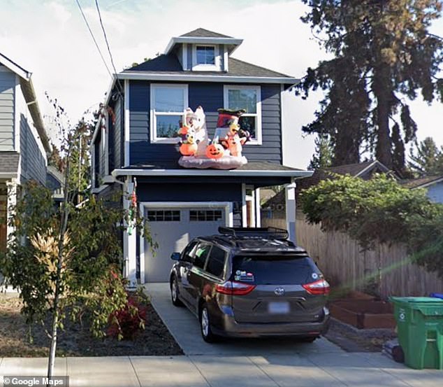 The officer ordered Forslund to go home after informing her that her case would be referred to the Homeland Security Investigations unit. He stopped traffic so she could make a u-turn and drive off, presumably towards her nearly $580,000 residence (pictured)