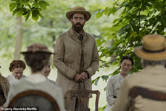 The story seeks to tell the true story via a dual narrative that also follows Garfield's killer Charles Guiteau, a failed lawyer played by Succession star Matthew Macfayden