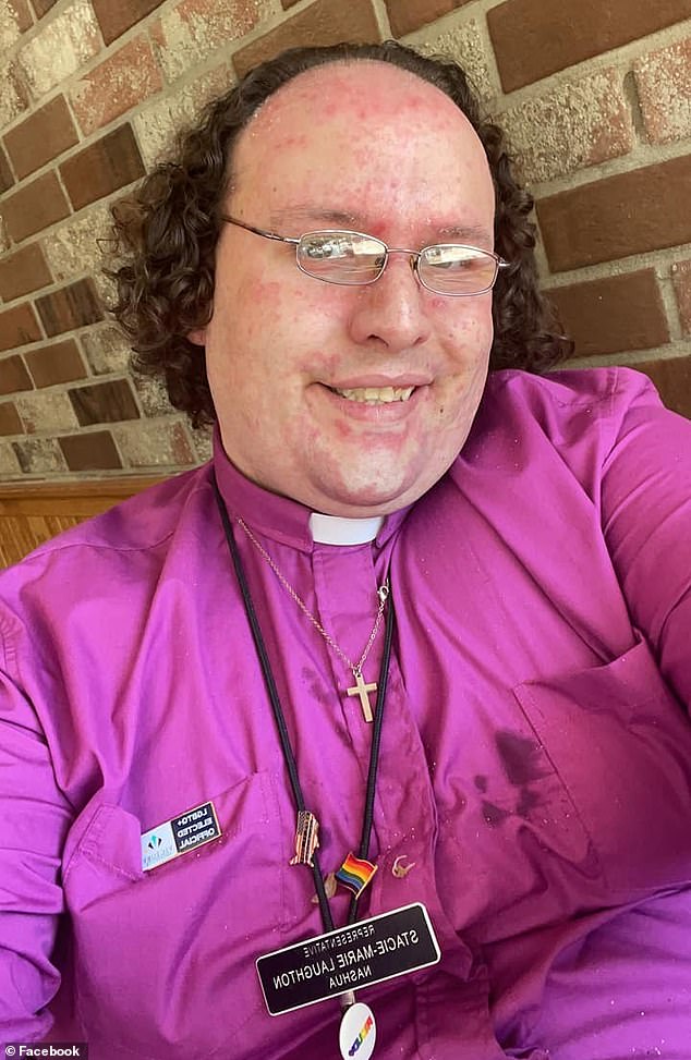 In one text message, Laughton wrote about her desire to become a church minister in a message to Groves and asked her then-partner if she would still go to heaven