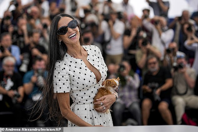 The pup has made appearances at the likes of Paris Fashion Week, The Graham Norton Show and the Cannes Film Festival red carpet (seen last year), and was said to have been 'moved' watching Tom Holland in his West End production of Romeo & Juliet