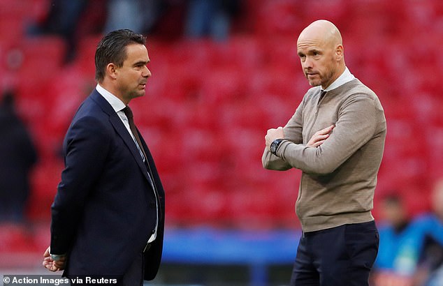 Erik ten Hag (right) previously gave his former Ajax colleague his firm support
