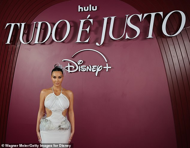 It marked The Kardashians producer-star's first public appearance since she discovered last Friday that she did not score the minimal 1,390 out of 2,000 points in order to pass the State Bar of California exam she took back in July