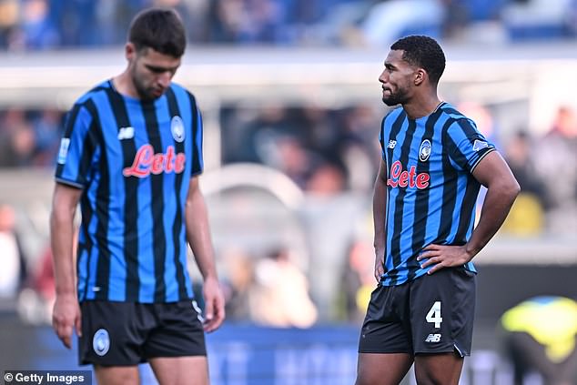 The Bergamo-based team have won just two league games this season and sit a lowly 13th