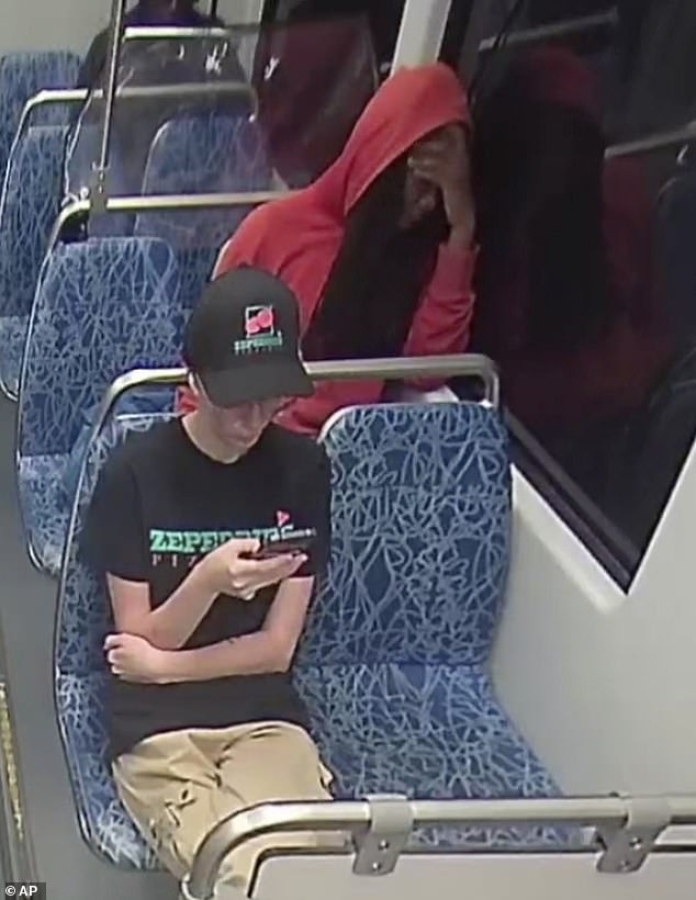 Disturbing surveillance footage from the attack showed the suspect watching Zarutska for some time after she sat in the row in front of him, before taking what appeared to be a blade from his pocket