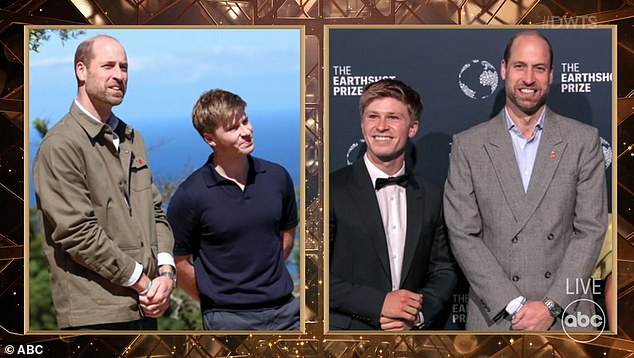 After Robert's sister Bindi dropped by the studio, he revealed that he made a major sacrifice to be there, as he had planned to join Prince William in Brazil for the Earth Shot Prize before his success kept him in California