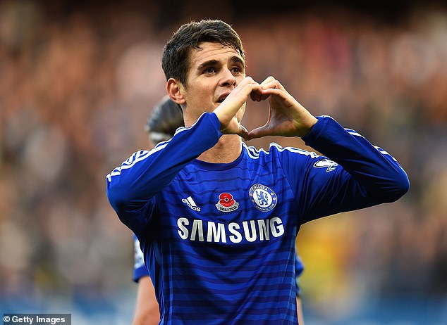 Oscar spent four successful years at Stamford Bridge and made more than 200 appearances