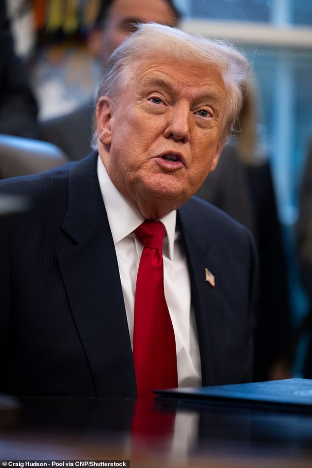 Sunseri's pardon was signed by Trump last Friday and announced by the runner on Monday (Mandatory credit: Photo by Craig Hudson)