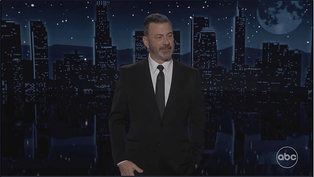 The late night host delivered an emotional memorial for his lifelong friend