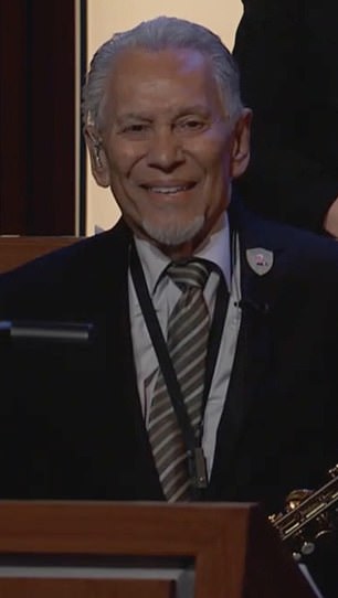 Kimmel had Cleto's father Cleto Sr. (who plays in his band); and mother Sylvia on hand on the emotional evening