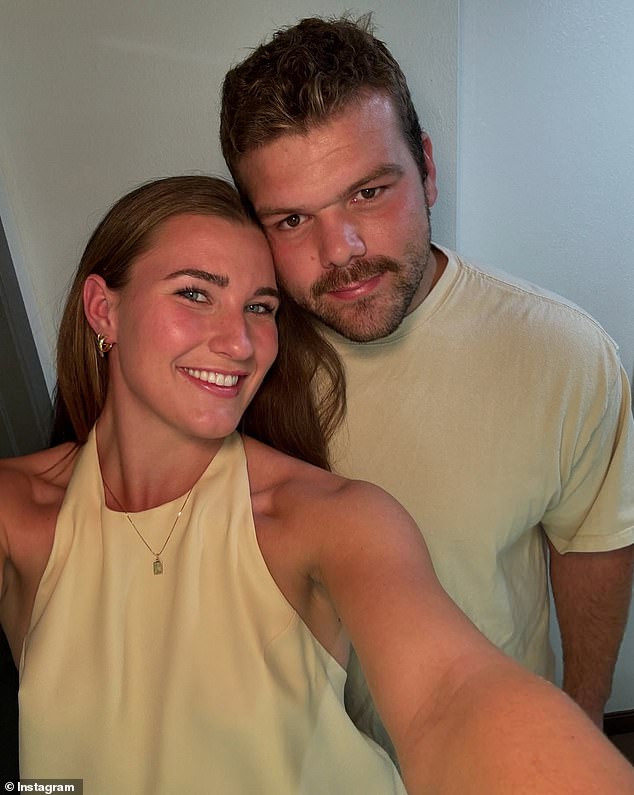 Tilly and now NFL star ex-boyfriend Justin Dedich (both pictured) reportedly broke up in August this year