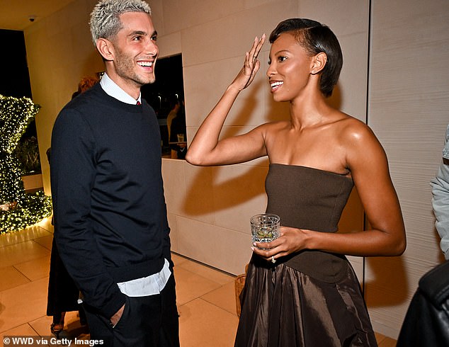 Kendall's good friend Fai Khadra was also pictured at the event chatting with Kasmere Trice