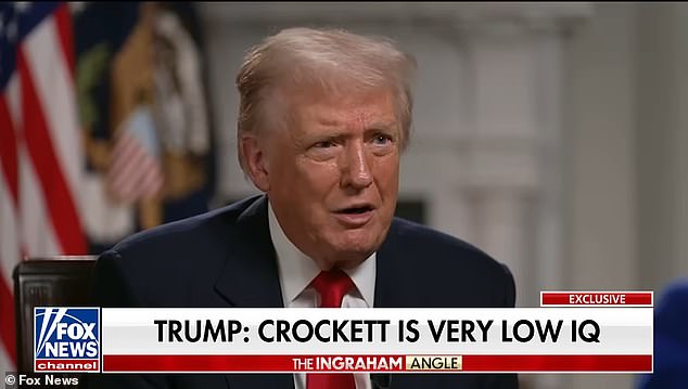 Trump faced a tense clash with the anchor after claiming the United States needs foreign workers because it doesn’t have enough talented people in its own workforce