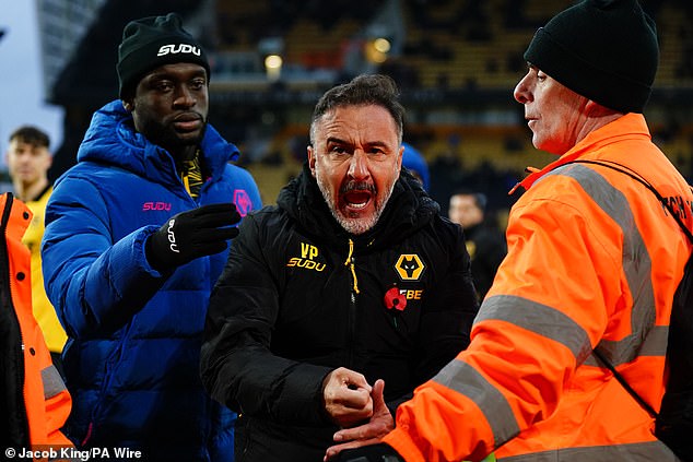But he will have to deal with discontent at Molineux - where there is anger at owners Fosun and amid a venomous atmosphere of late. Pereira clashed with supporters before his exit