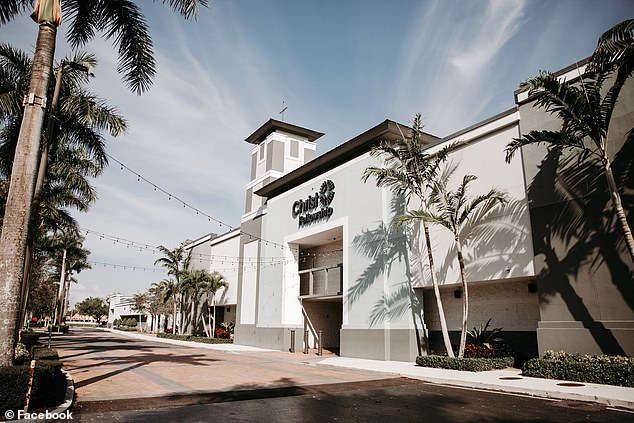 He named Christ Fellowship church (pictured) as a potential target in his ramblings
