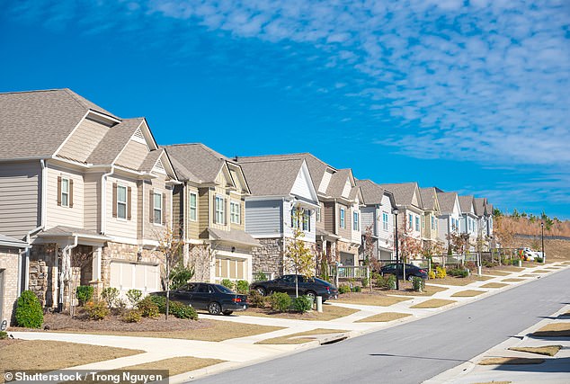 Nationally, corporate landlords own around 3 percent of all single-family rentals, but in cities like Atlanta, Charlotte, and Phoenix, the figure is much higher, contributing to rent inflation and low inventory (pictured: a development of new houses in Atlanta)
