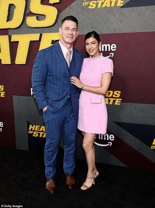 Cena tied the knot with Iranian engineer Shay Shariatzadeh in 2020