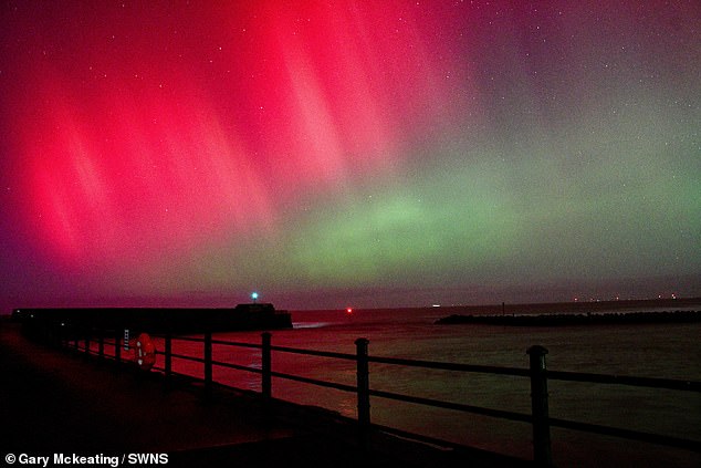 Skywatchers were treated to an incredible celestial display at Harrington in Northamptonshire last night